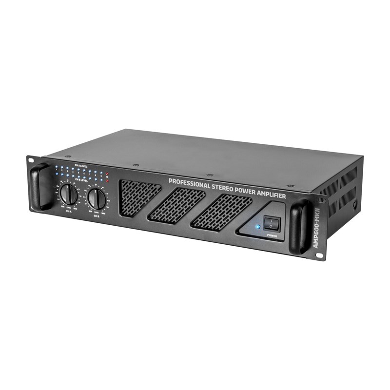 Pack Ampli SONO IBIZA SOUND AMP600-MKII 2x480W - 960W TOTAL + CÂBLES AUDIO - Matos DJ Fête Mariage A