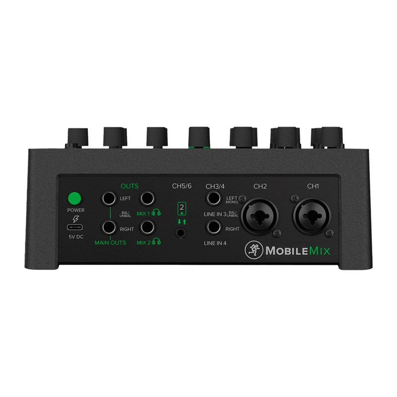 Mixeur audio 8 canaux avec effets - USB - Bluetooth portable