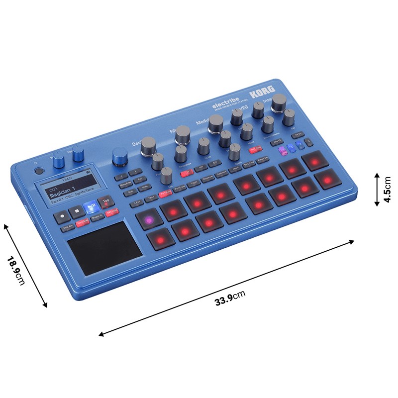 Synthé séquenceur tactile - modélisation analogique & PCM - dimension