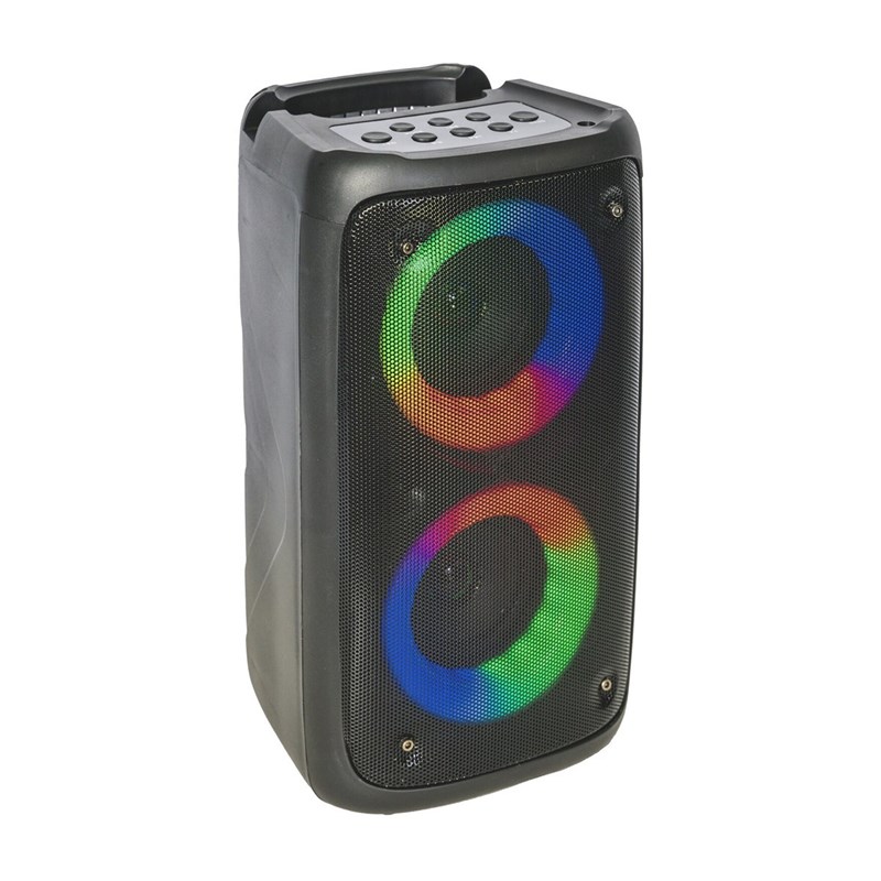 Enceinte autonome Bluetooth 100W LED RGB karaoké
