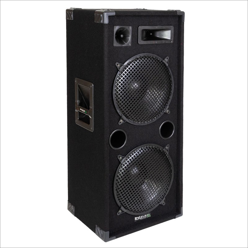 Enceinte sono passive 600W RMS double boomer 38 cm