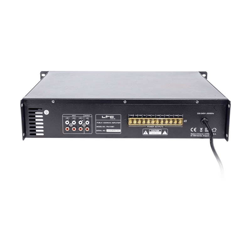 AMPLIFICATEUR PUBLIC ADDRESS 4 ZONES - 90W musique