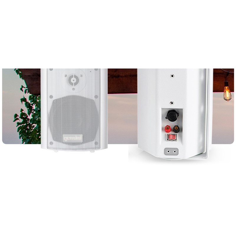 Paire d'enceintes extérieures Bluetooth - IP44 - 100W terrasse