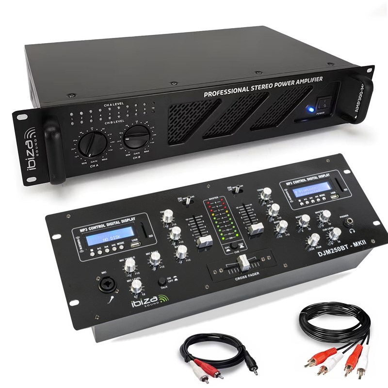 Pack Ampli 480W - Table de mixage Bluetooth 2 canaux