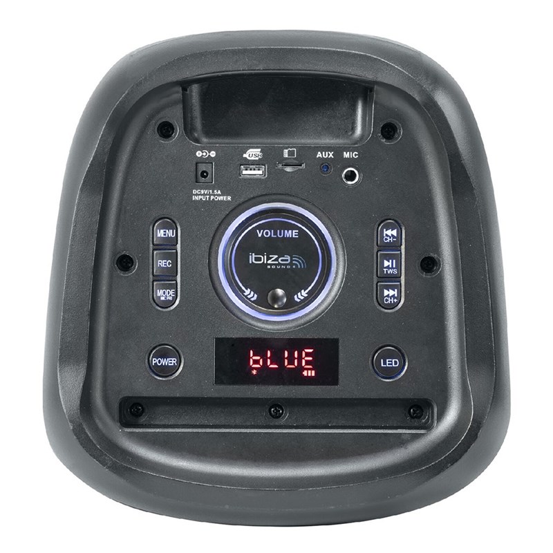 Enceinte USB Bluetooth TWS sur Batterie 500W Ibiza Sound MERCURE50