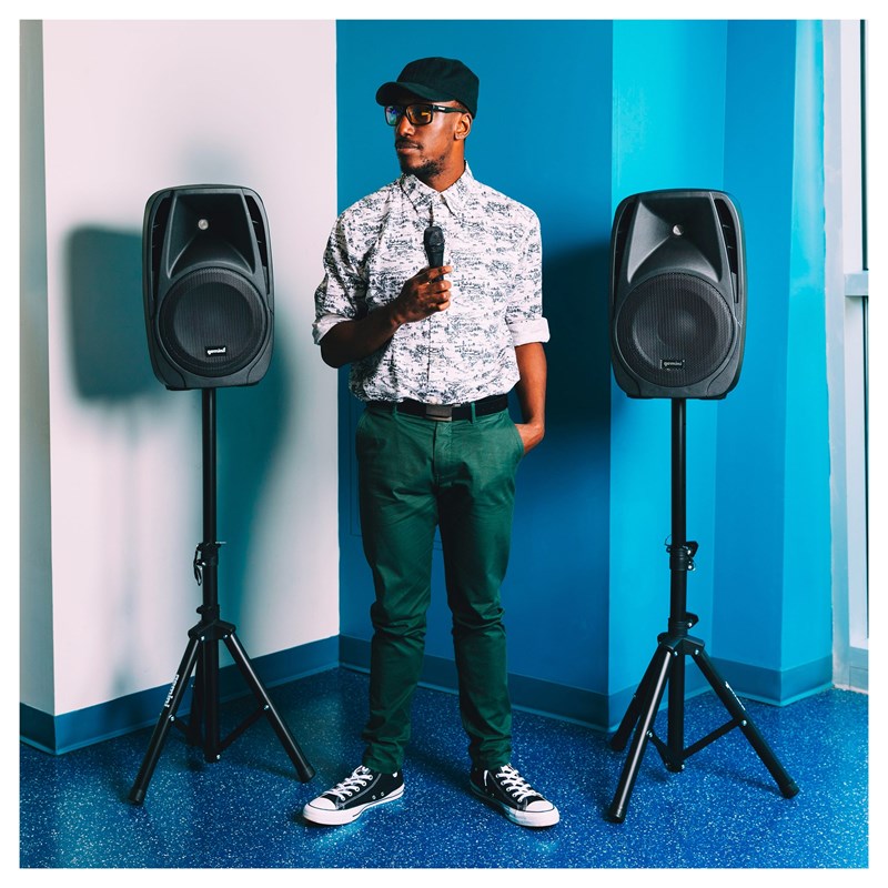 Système amplifié complet 2x10" chanteur