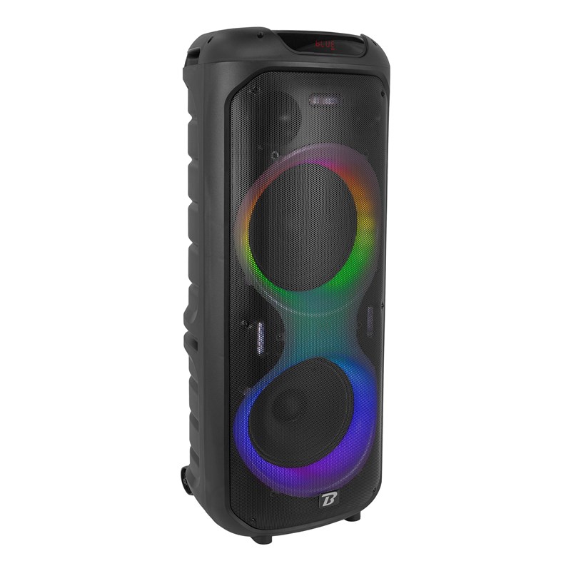 Enceinte portable 800W - 2x10" - LED & micro filaire - BoomTone DJ - Thunder Blaze 800-N