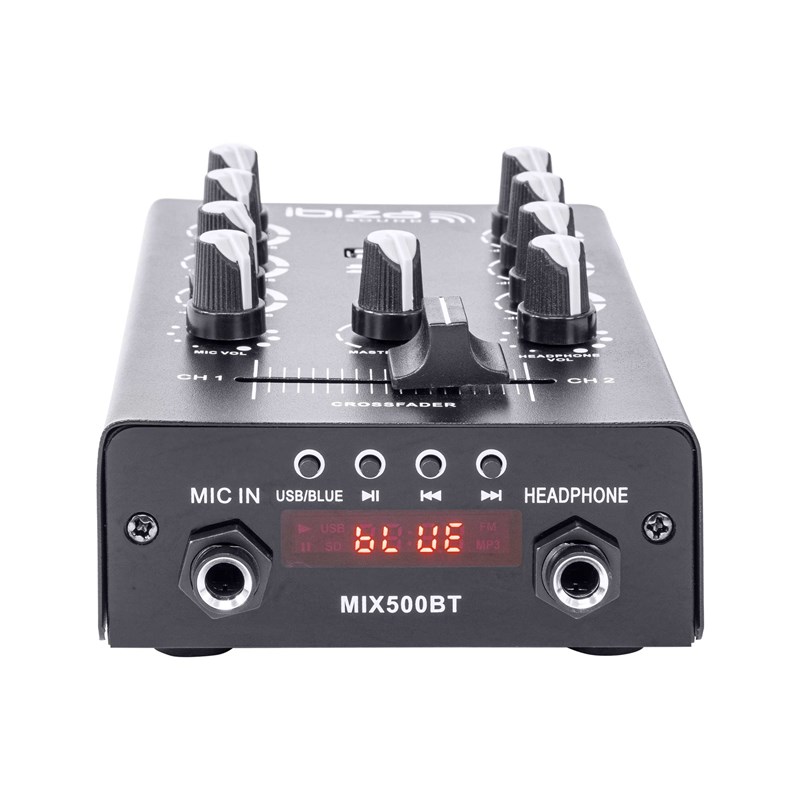 Table de mixage DJ 2 canaux avec EQ & Crossfader musique