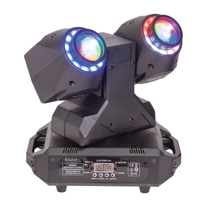 Double lyre DMX Wash + Beam RGBW 2x30W MHBEAM60-FX