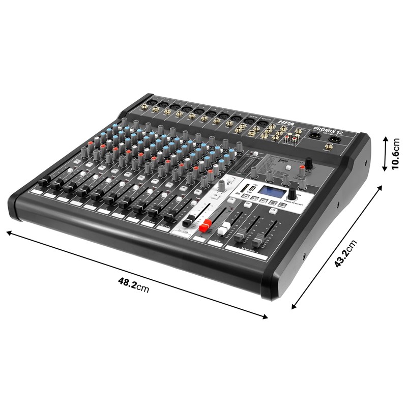 HPA Promix 12 - dimensions