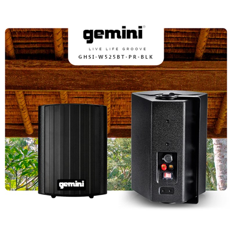 Paire d'enceintes extérieures 150W - Bluetooth - IP44 active