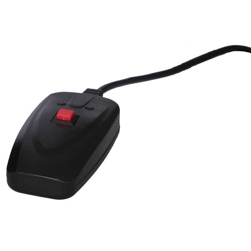 Mini machine à fumée 400W LED noire - commande