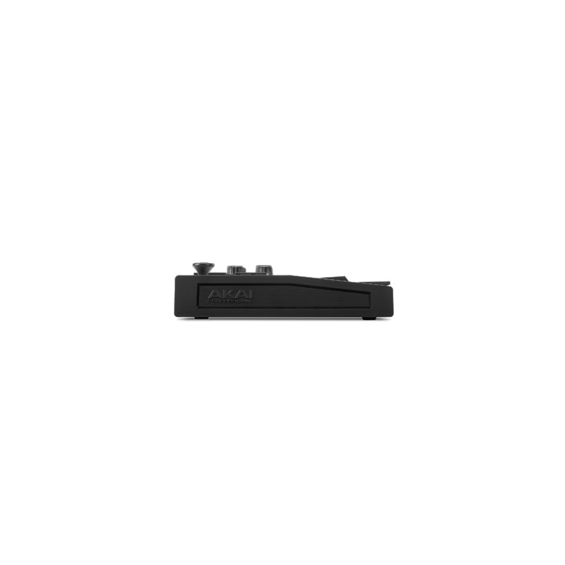 Clavier MIDI USB 25 Mini Notes 8 Pads Écran OLED - Akai KAP MPKMINI3BK - profil