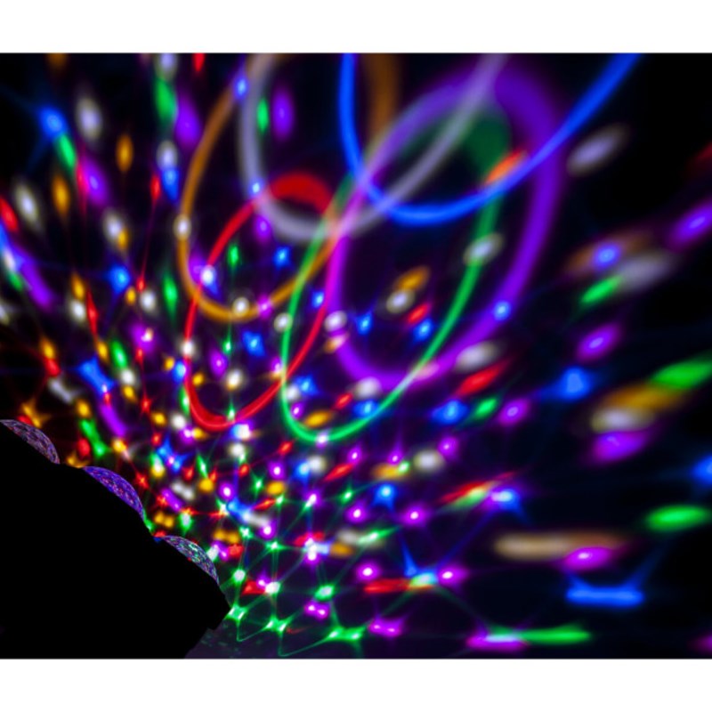 Séquenceur lumière 6 Astros LED multicolores - Auto/Musique - ball6