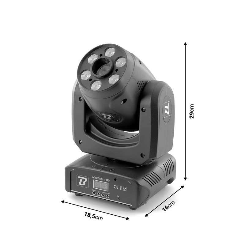 Lyre Spot LED RGBW 90W - DMX - Effet Wash scène