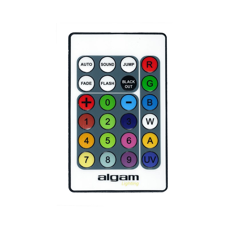 Projecteur LED plat 12x10W HEX - IR - DMX - lyre - Télécommande