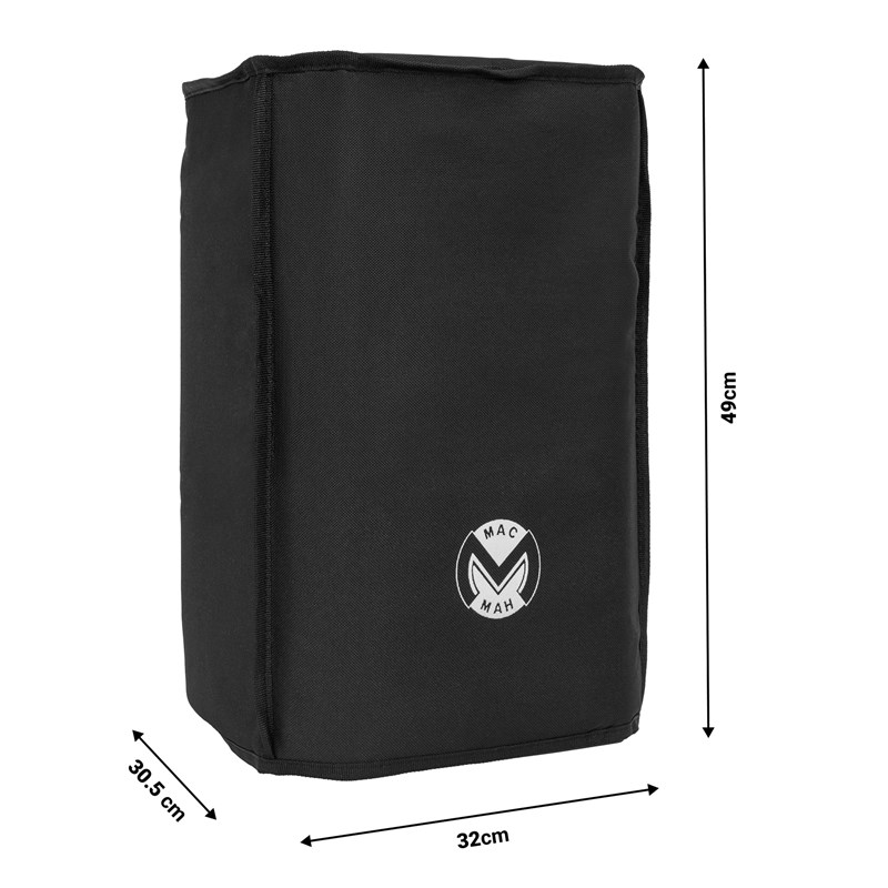 Housse transport enceinte - Nylon rembourré - AS 108 Cover dimensions
