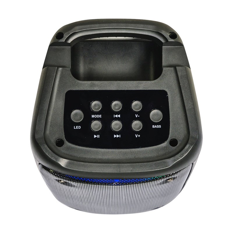 Enceinte autonome Bluetooth 100W LED RGB karaoké - leo-250