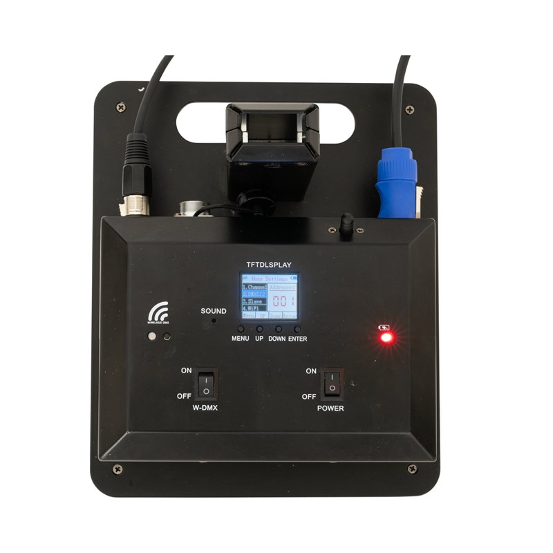 Barre LED Batterie RGBWA+UV 9x10W 6-en-1 - WIFI