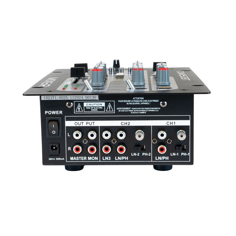 Pack Ampli SONO IBIZA SOUND AMP300-MKII 2x240W - 480W TOTAL + Table de Mixage DJM150USB-BT USB BLUET