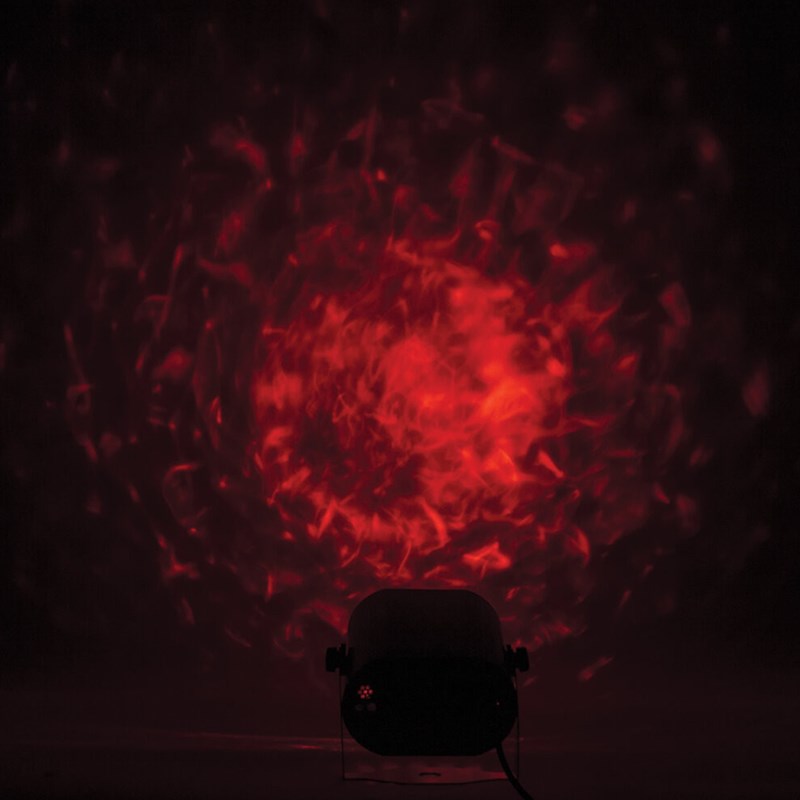 Effet lumière Waterwave LED RGB 3W - effet PARTY-MINIWAVE rouge