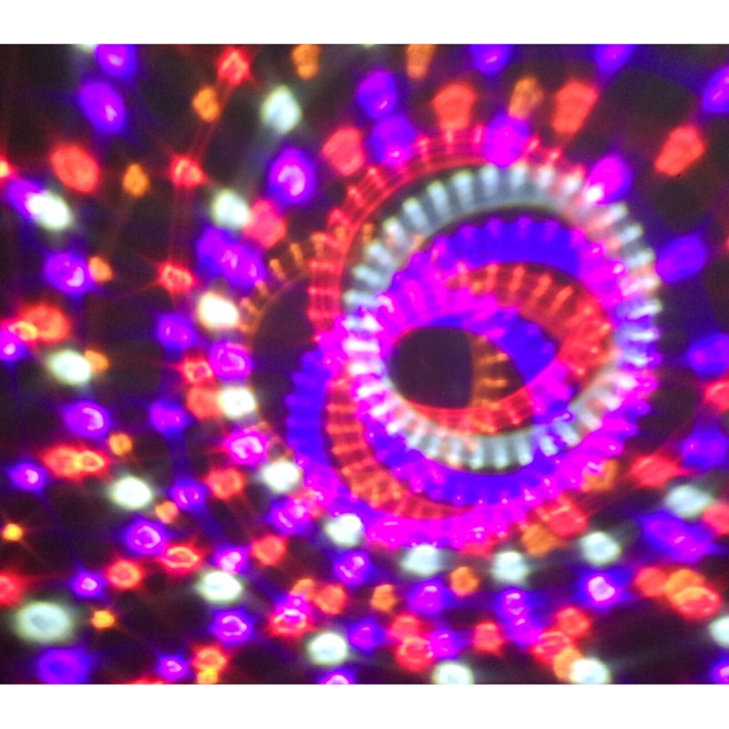 Effet lumière Astro 9 LED multicolores avec télécommande - effet