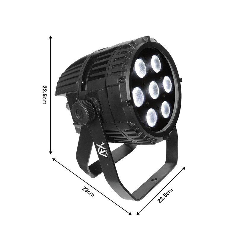 Projecteur PARLED 7x15W RGBWA - IP65