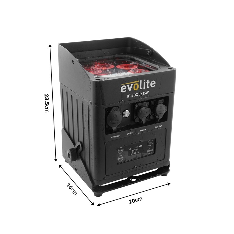 Projecteur PAR Architectural Étanche 6x15W - IP65 DMX
