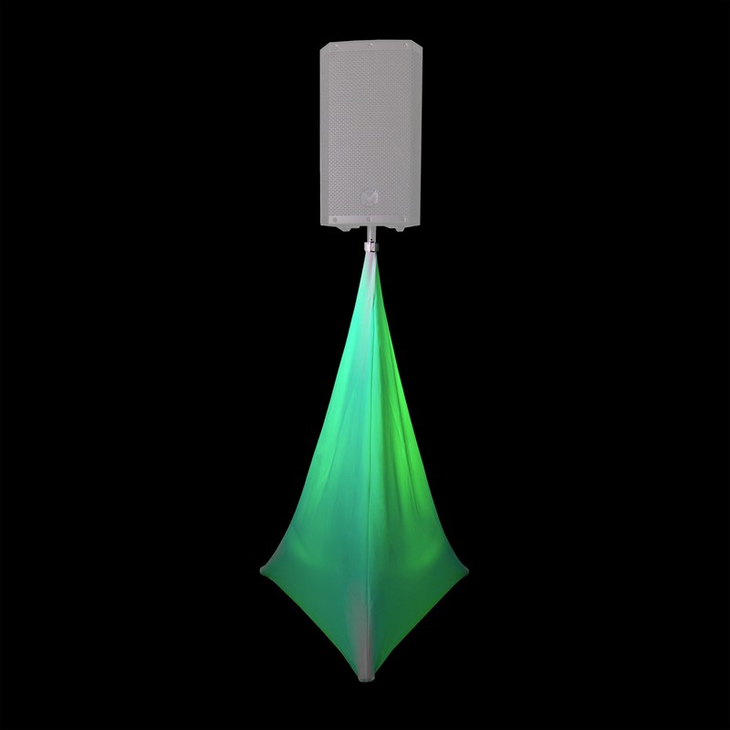 Triangulaire lycra noir pour pied ou support enceinte