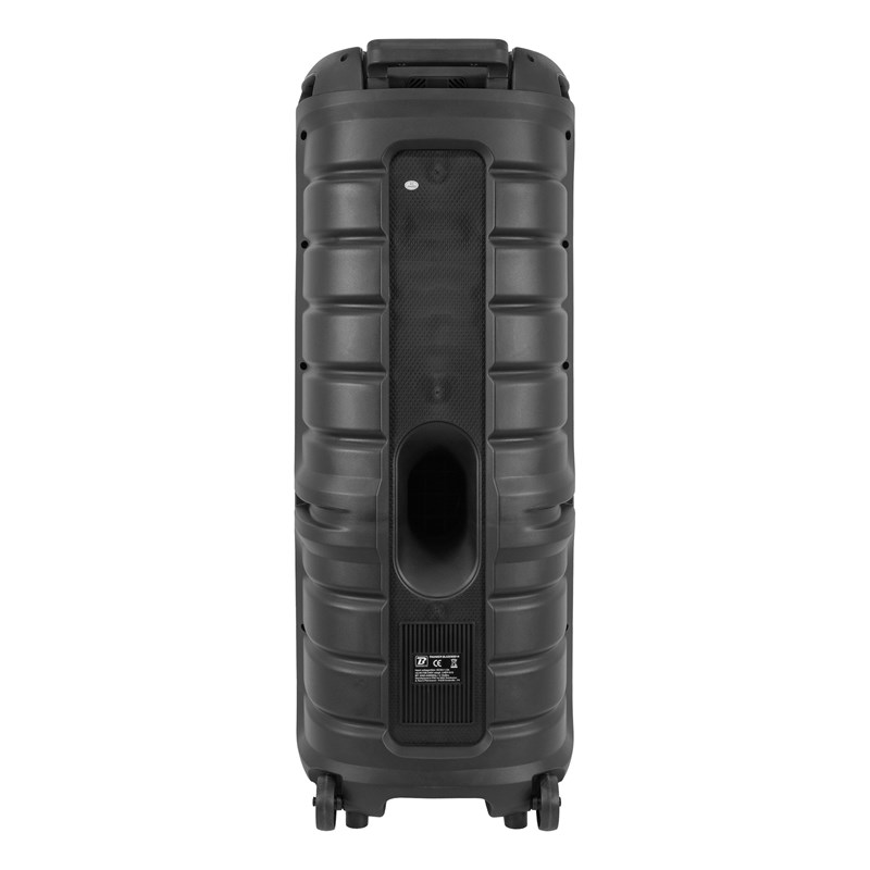 Enceinte portable 800W - 2x10" - LED & micro filaire -  BoomTone DJ - Thunder Blaze 800-N arrière