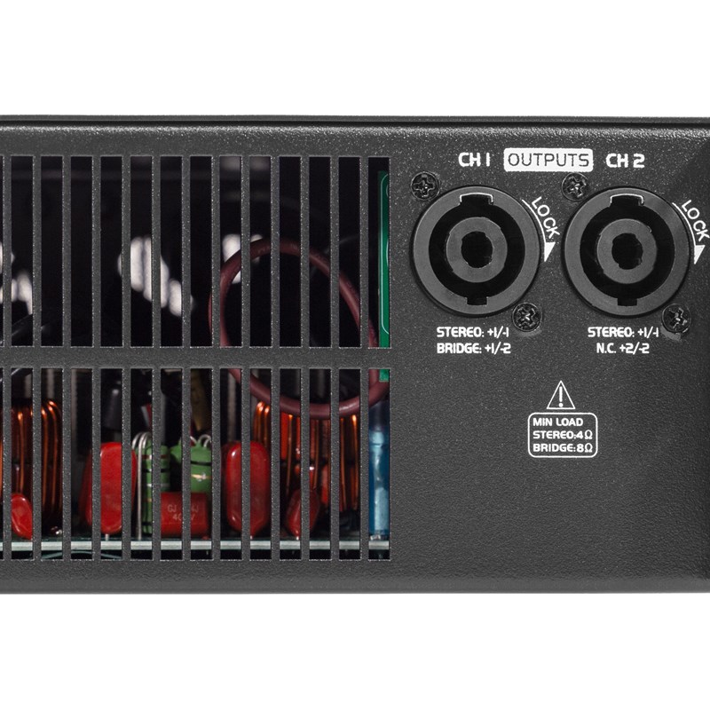 Amplificateur de Puissance Sono 2x500W RMS - Class H - connectiques output