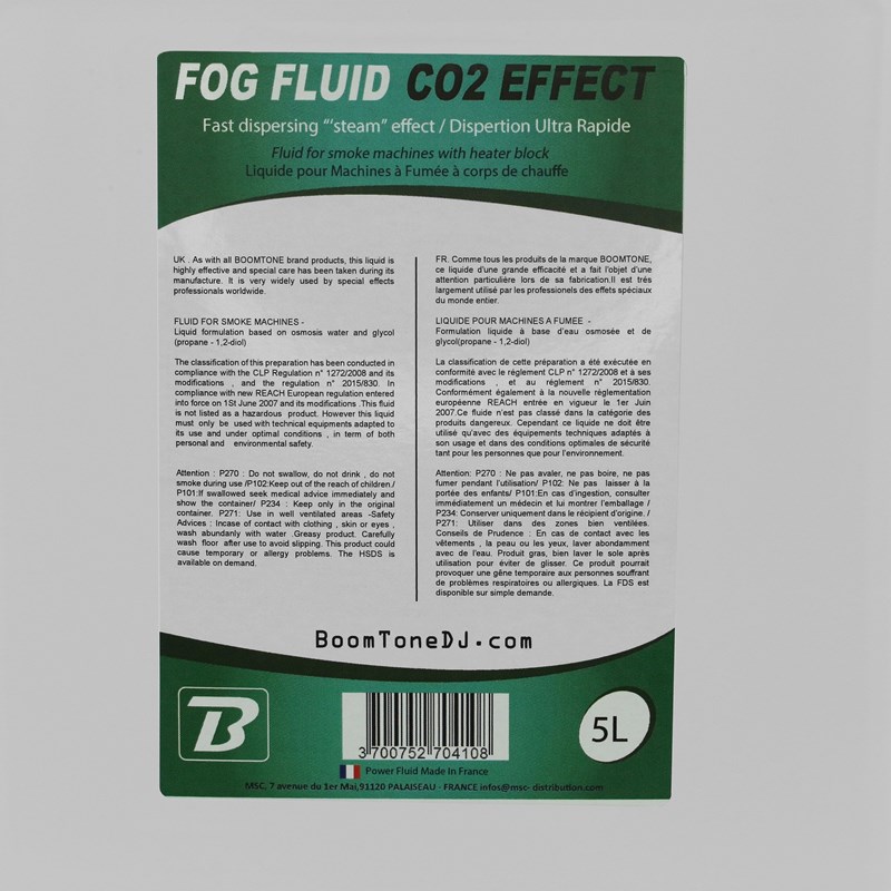 Liquide à fumée - Effet CO2 - 5L DJ
