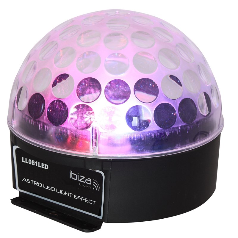 Effet de lumière à LED astro Ibiza light LL081LED 3 x 3W RGB