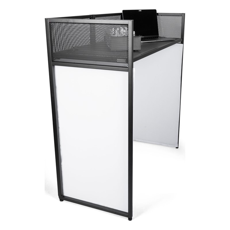 Support DJ pliable avec étagère et panneaux opaques - Sac inclus