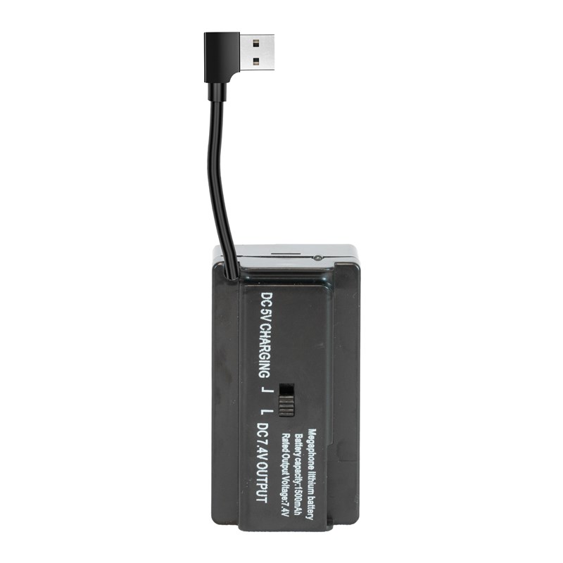 Mégaphone 35W avec USB, SD, AUX et batterie rechargeable Micro