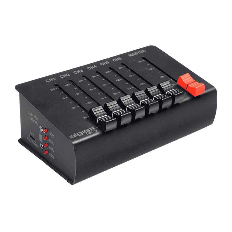 Contrôleur DMX 6 canaux - sans fil - batterie 10h