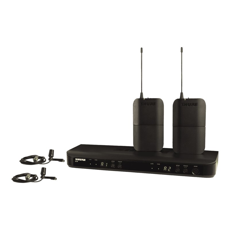 Système double récepteur et double émetteur micro cravate - M17 - BLX88
