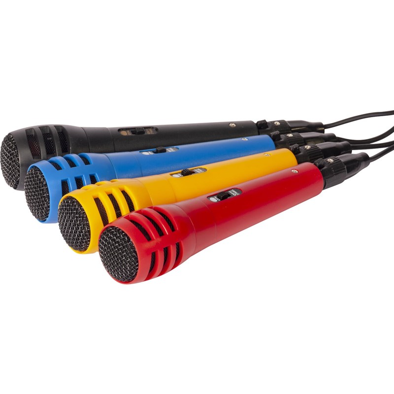 MICROPHONE SET 4PCS COLOR - EXCLU CONFO - LTC