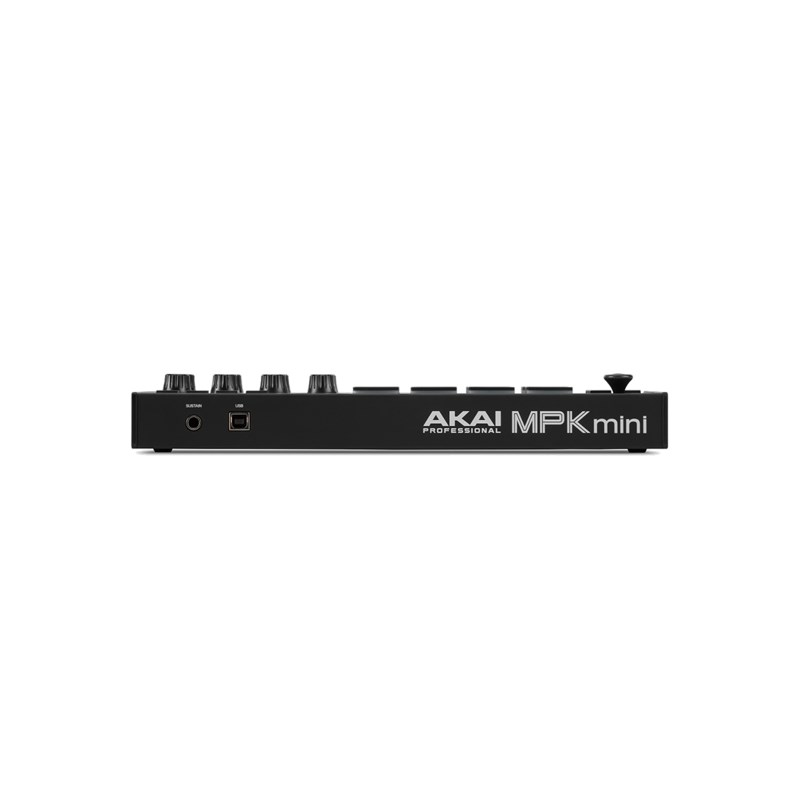 Clavier MIDI USB 25 Mini Notes 8 Pads Écran OLED - Akai KAP MPKMINI3BK - branchement