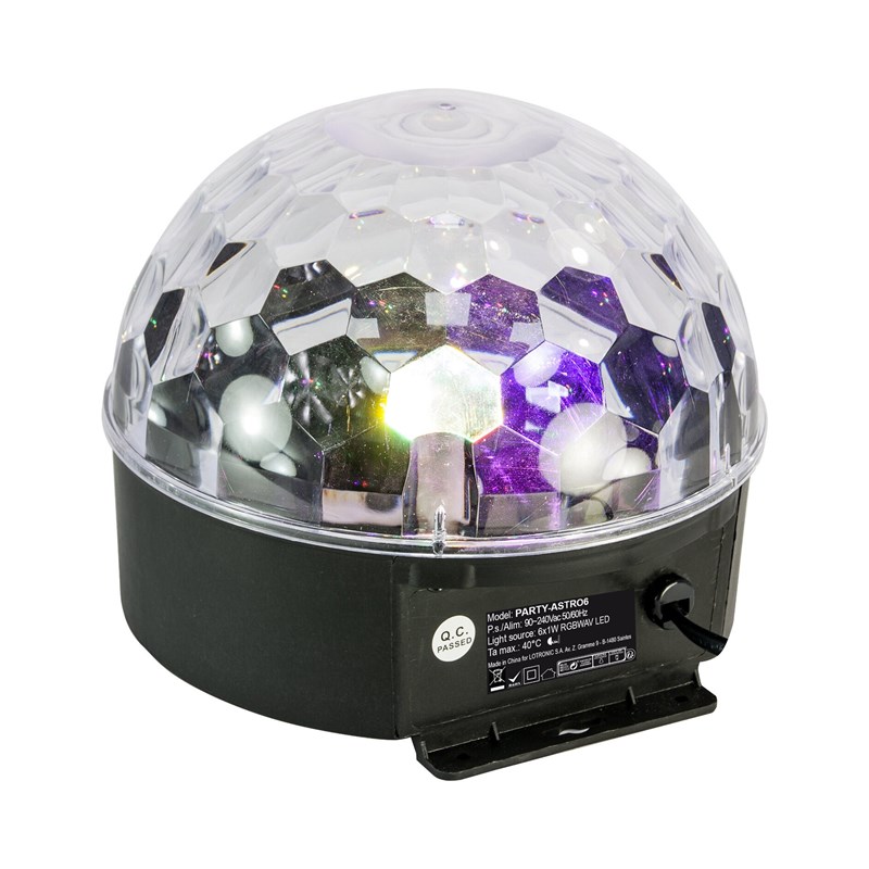 Effet lumineux LED Astro 6 couleurs 200 rayons - party-astro6