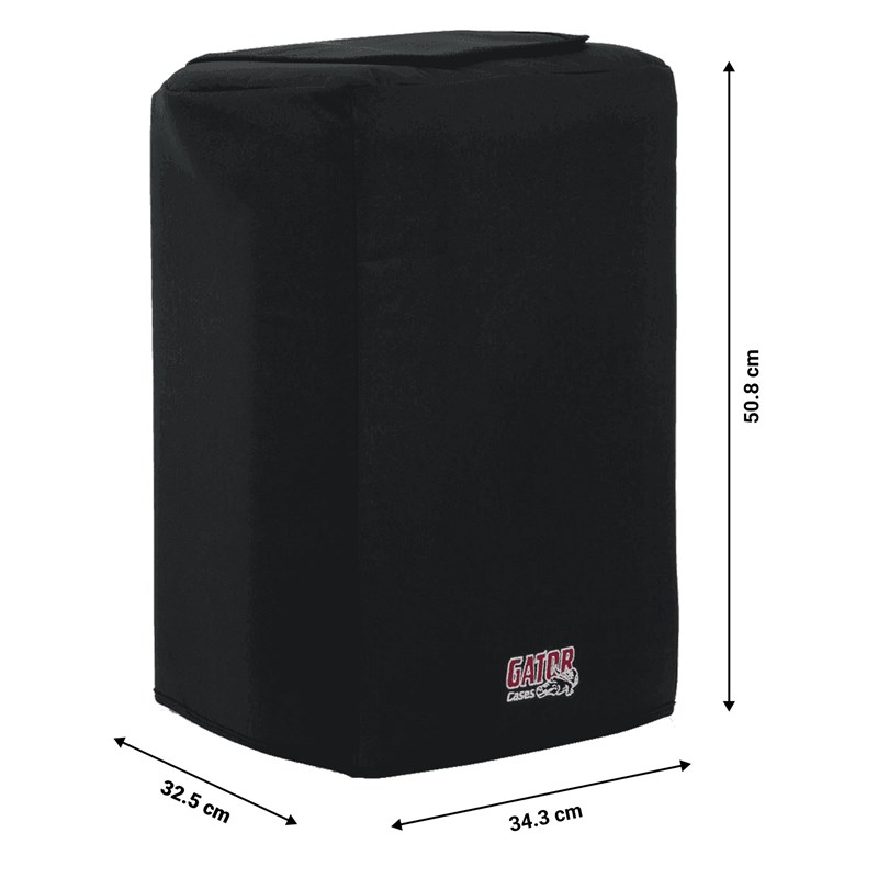 Housse enceinte 10" - Nylon renforcé avec fermeture - GATOR CASES - HGF GPA-CVR10 - dimensions