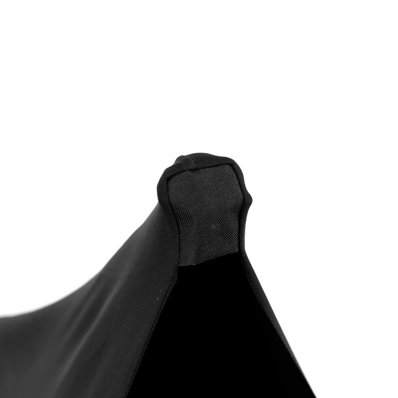 Triangulaire en lycra noir pour pied ou support trépied