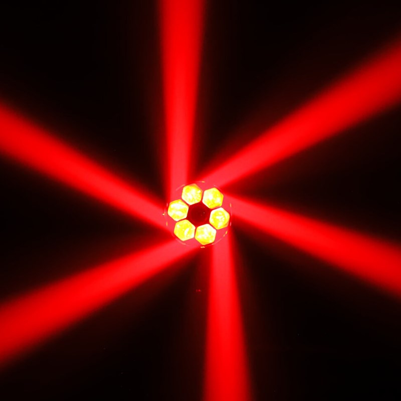 Lyre Spot 100W + B-Eye 6 x 10W DMX 17 canaux - multi-faisceaux