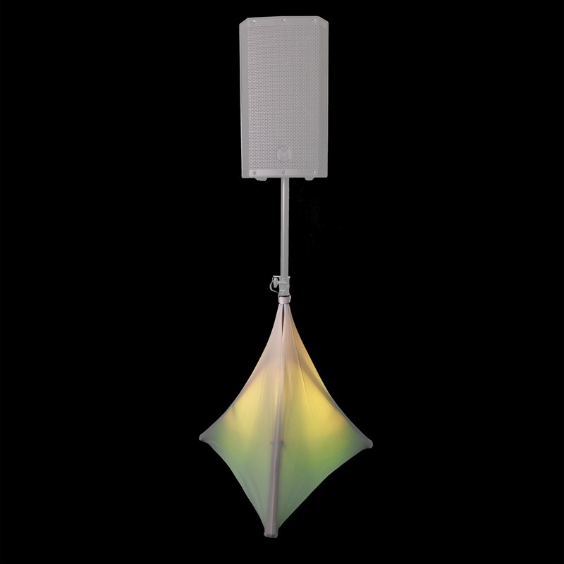 Tissu triangulaire en Lycra pour pieds ou supports déco