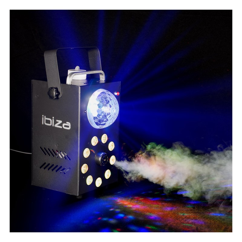 Pack Portique 4 projecteurs - Machine Fumée LED