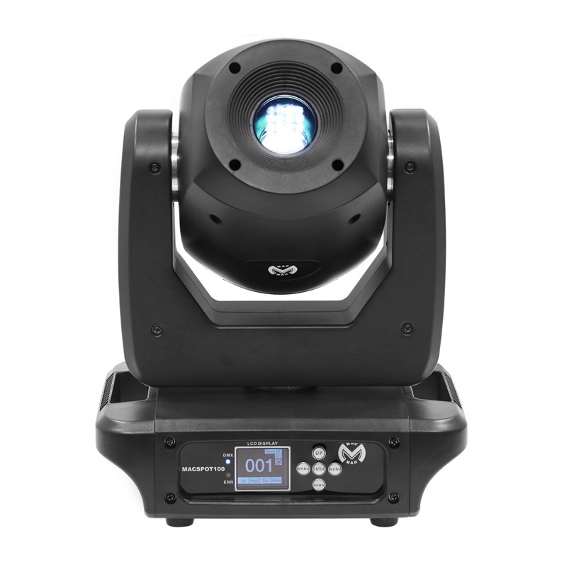 Lyre spot LED 100W - Gobo rotatifs - DMX Lentille