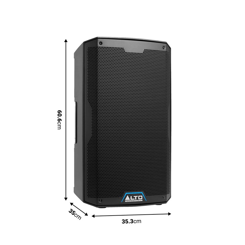 Enceinte Active - 12" 1250W Bluetooth dimensions