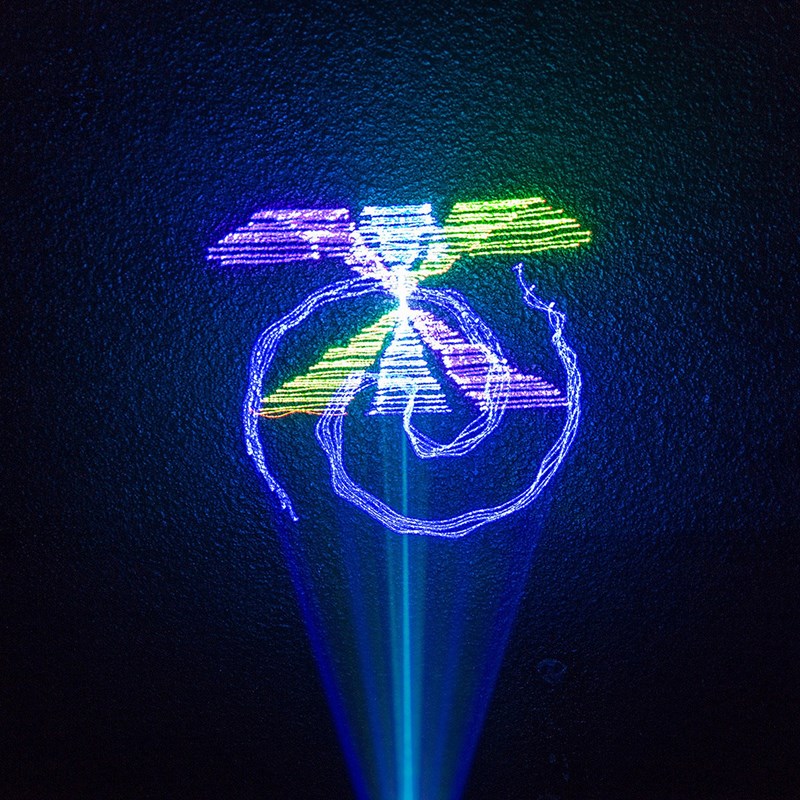 Laser RGB animation – 255mW – DMX & sécurité ATS - KUB 255 RGB motifs
