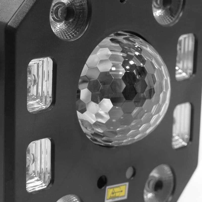 Jeu de lumière 5-en-1 multi-effets - LED RGBW UV Laser télécommande