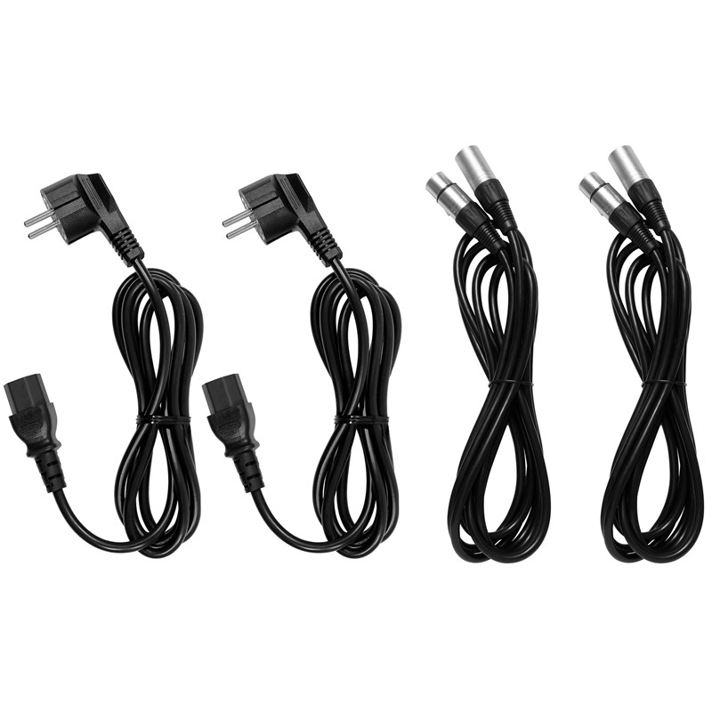 Lot de 2 enceintes KRK CLASSIC5 avec câbles et mousses